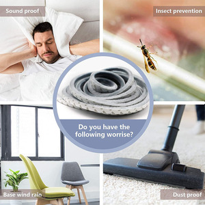 Self-Adhesive Pile Weatherstrip Brush Weather Stripping Sliding Door Insulation Door <strong>Window</strong> Weather Strip <strong>Sealer</strong> for Winter - Product Image 4