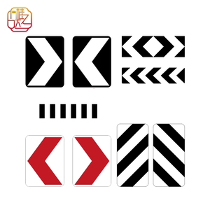 علامات إشارة المرور مصنوعة باستخدام لوحة الألومنيوم + تكنولوجيا الأغشية العاكسة ، مع عمر خدمة طويل. - Product Image 6