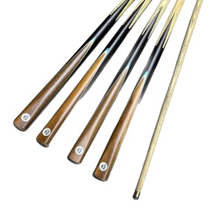 Taco de billar de madera maciza de 145 cm en 1 pieza con culata de cocobolo, duradero para juegos de snooker y billar de bola 8. - Product Image 5