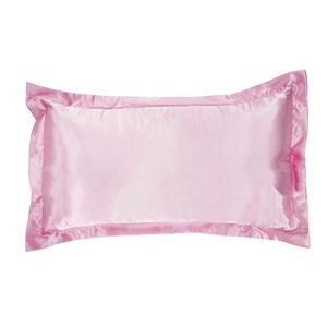 Искусственная шелковая атласная наволочка с оборками, полиэфирная лента с крючком, петля, постельное белье, наволочка с логотипом - Product Image 2