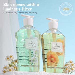 Gel de Ducha Exfoliante Corporal Natural y Orgánico de Marca Privada, Más Vendido, con Aroma a Limón, Gel de Ducha Aclarante - Product Image 2