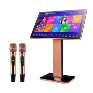 Máy hát karaoke <span class=keywords><strong>2025</strong></span> 2T 4 trong 1 màn hình cảm ứng LCD 22 inch với hệ thống KTV, giá đỡ micro, bài hát dành cho trẻ em - Product Image 3
