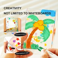 Stylo aquarelle pour enfants Mideer MD3324, outil de peinture et de dessin pour bébé de maternelle, stylo tableau blanc créatif pour enfants - 8 couleurs