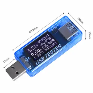 8 in1 QC2.0 3.0 4-30v elektrik güç USB kapasiteli gerilim USB test cihazı
