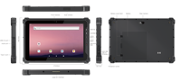 Tableta Programable de 10 Pulgadas con 8 GB de Memoria, Tableta Resistente para Montar en Vehículos para la Industria Agrícola y Minera