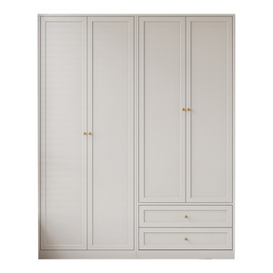 Armario <span class=keywords><strong>de</strong></span> Acero para el Hogar Wright Home, Muebles para el Hogar, Estilo Moderno y Simple, Color Crema Francés, Armario <span class=keywords><strong>de</strong></span> Almacenamiento para Dormitorio - Product Image 5