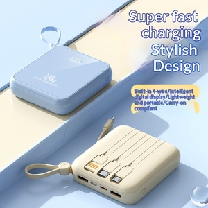 Banco de Energía de Carga Súper Rápida de 120 W, Banco de Energía de Gran Capacidad de 20000 mAh con Cable Integrado - Product Image 4