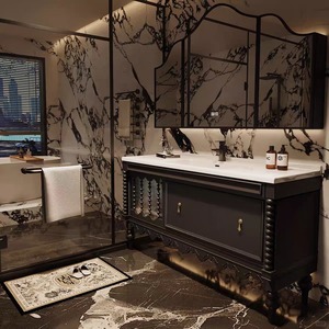 Mueble de Baño Vintage Francés, que Integra Romance en el Área del Baño - Product Image 3