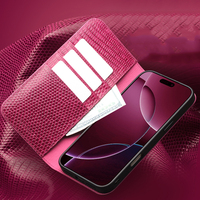 Étui de luxe pour iPhone en cuir véritable, vente directe d'usine, protection anti-chute, style Minibook