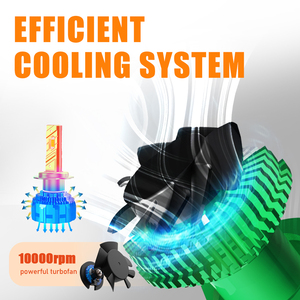 Ake V90 lumen cao <span class=keywords><strong>75W</strong></span>/bóng đèn H1 H3 H4 9005 9006 LED Đèn pha Bóng đèn H7 Led Đèn Pha Bóng đèn 15000lm cho phổ xe - Product Image 3