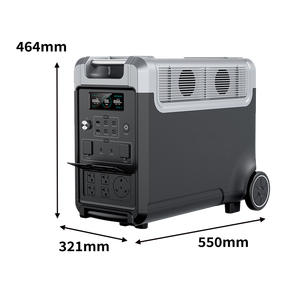 Estación de Energía Portátil de 3600W 3840Wh con Batería LiFePO4, Onda Sinusoidal Pura, Batería Externa Apilable - Product Image 6