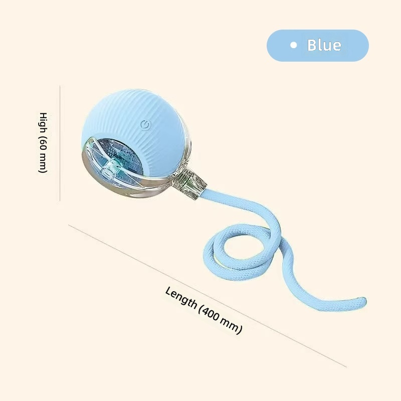 Rolling ball with rope [blue]