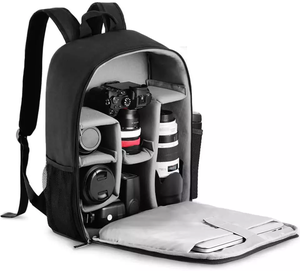 Mochila Profesional para Cámara con Absorción de Impactos, Resistente al Agua, con Divisores, Bolsillo Lateral para Trípode, para Fotografía de Paisajes - Product Image 4
