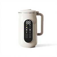 RANBEM 1.5L Machine à Lait Végétal Automatique Multifonctionnelle (Lait de Soja, Lait de Noix) avec Récipient en Acier Inoxydable et Moteur en Cuivre Pur pour Usage Domestique