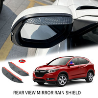 Visera de Ventana Deflectora de Sol y Lluvia para Puerta para Honda HRV 2024 en Adelante Protección y Decoración TW 4 Piezas