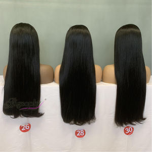 Cabello Vietnamita de Diferentes Tamaños, SDD Liso Natural, Color Natural, Cierre sin Pegamento 5x5 - Product Image 3