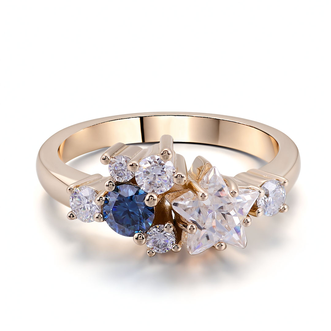 bague moissanite s925