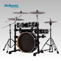 Portable Silent Double Side Drum, Adult Kids Beginner Jazz Drum, Professional Practice Percussion Drum for Learning Training