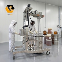 Mélangeur vertical industriel émulsifiant pour le traitement du miel cristallisé |   Capacité de 200 à 1000 L |   Équipement d'apiculture de qualité alimentaire