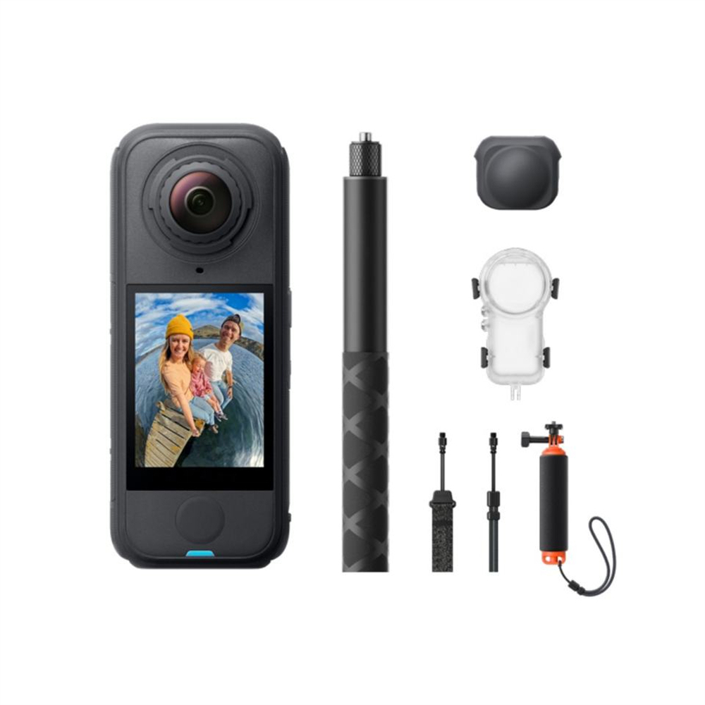 Inst360 X4 Air Invisible Dive Bundle-8K <strong>180</strong> Wide Angle Waterproof <strong>Camera</strong> WiFi Enabled Action <strong>Camera</strong>