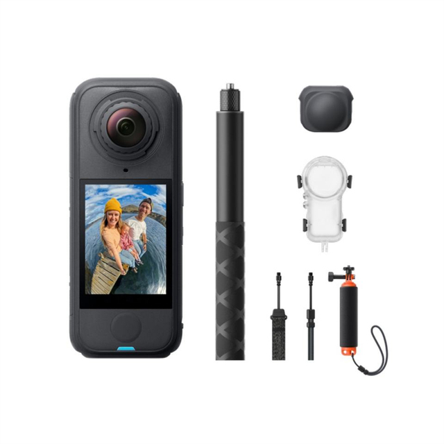 Inst360 X4 Air Invisible Dive Bundle-8K 180 Wide Angle Waterproof Camera WiFi Enabled Action Camera