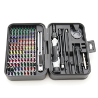 Ensemble de tournevis de précision LXDTE Premium 132-en-1, kit de réparation de téléphone multifonctionnel en acier CRV avec boîte de rangement