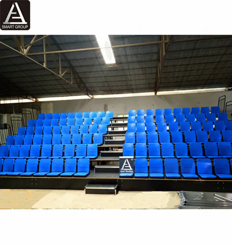 Wholesale smart retractable seating stands tribunas de estadio telescopic folding chairs