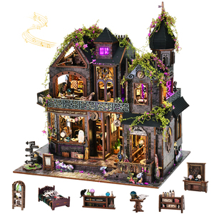 Magic Academy Book Nook, Rompecabezas 3D <span class=keywords><strong>de</strong></span> Madera Personalizado, Kit <span class=keywords><strong>de</strong></span> Bricolaje para Rincón <span class=keywords><strong>de</strong></span> Lectura, Kit <span class=keywords><strong>de</strong></span> Casa con Luz LED, Decoración <span class=keywords><strong>de</strong></span> Estantería, Misterio y Fantasía - Product Image 6
