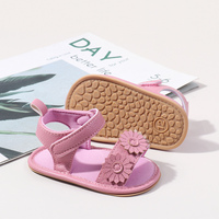Magnifiques Sandales d'Été pour Bébé Filles en Cuir PU, Motifs Fleuraux