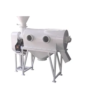 Sifter centrífugo de pó químico industrial, máquina de peneira do fluxo de ar para separação de pó de alimentos