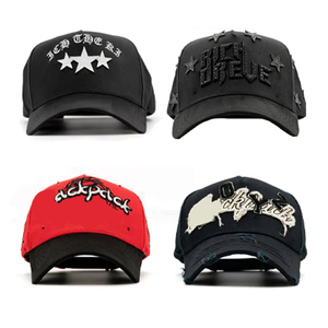 Biểu tượng tùy chỉnh Jesus 5 Bảng điều chỉnh mũ cong vành Mago Rhinestone da lộn màu đen G5 gorras ORIGINALES 31 Mũ x thô lỗ thức tỉnh - Product Image 4