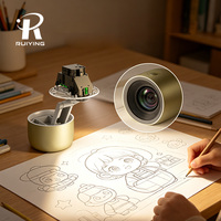 Nouveauté : Projecteur Home Cinéma RuiYing HD 1080p, compatible 4K, DLP, Android 13, 210 ANSI Lumens, portable, pour usage éducatif