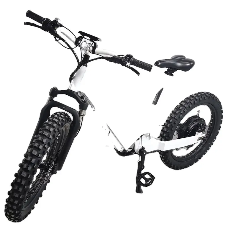 Nueva imagen Fat e-bike CE aprobado enduro bicicleta eléctrica 8000W QS motor 19 pulgadas aluminio bicicleta de carretera Velocidad máxima 110kmh bicicleta eléctrica