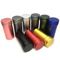 Bâton de cire de soin des cheveux OEM Bâton de déodorant Conteneur 75g Bouteille vide en aluminium Pot en couleur personnalisée