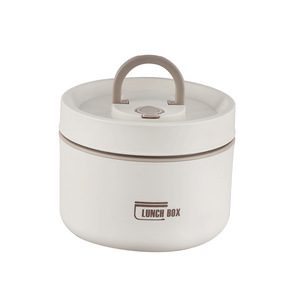 Portable Stainless Steel Round <b>Insulated</b> <b>Lunch</b> <b>Box</b> With Lid For Office Workers And Students - Product Image 5