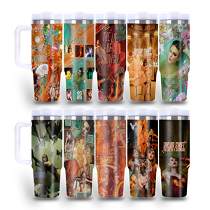 Vaso Térmico Personalizado al por Mayor <span class=keywords><strong>de</strong></span> 40 oz <span class=keywords><strong>de</strong></span> Acero Inoxidable, Nuevo Tema del <span class=keywords><strong>Álbum</strong></span> 'Life Showgirl <span class=keywords><strong>Taylor</strong></span>', Aislado al Vacío - Product Image 1