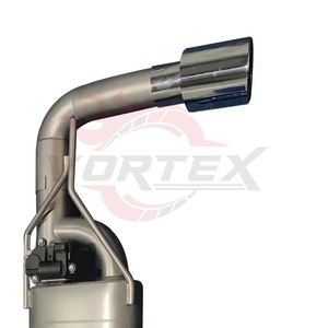 ท่อไอเสียแคทแบคสแตนเลส Vortex พร้อมวาล์ว สำหรับรถยนต์ VW Golf GTI MK7 2.0T EA888 ปี 2015-2020 ปลายท่อคู่โครเมียม วาล์วอิเล็กทรอนิกส์ - Product Image 6
