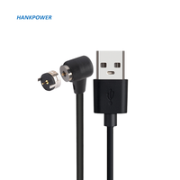 Adaptateur de chargeur magnétique Pogo à 2 broches 9 mm robuste, connecteur de câble d'alimentation