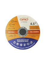 Disque de coupe métallique WGW 4,5 pouces 115x1,0x22,23 mm, outils abrasifs pour acier inoxydable/fer, prix de gros