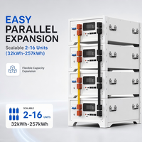Système de stockage d'énergie solaire hors réseau intelligent OEM/ODM, batterie LiFePO4 16,08 kWh, 51,2 V, 314 Ah, empilable, avec BMS intelligent et interface CAN
