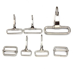 Mousqueton Qixin en acier inoxydable poli avec ressort pour sangle de sac et accessoire de porte-clés - Product Image 1