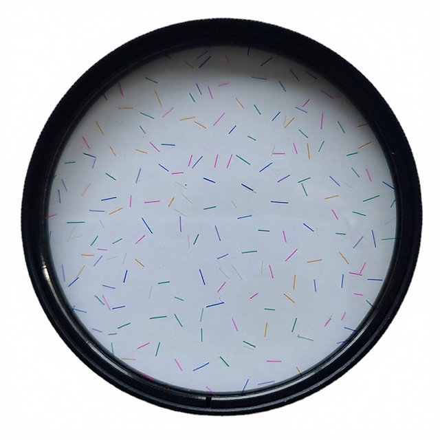 77mm Colorful Kaleidoscope Brushed Starlight Mirror Lens Special Effects Camera Filter Electric
