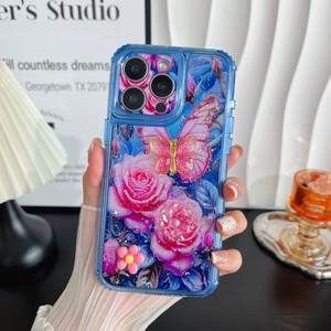 <span class=keywords><strong>Mejor</strong></span> <span class=keywords><strong>precio</strong></span> 3 en 1 colorido Saprkle lindo caso para niñas Anti-choque 3 en 1 teléfono contraportada para Zte Axon 50 A54 - Product Image 4