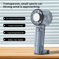 Ventilateur portable haute vitesse, refroidissement turbo, fonctionnement silencieux, petit ventilateur rechargeable par USB pour les sports de plein air et le bureau