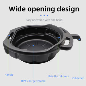 Bassin de collecte d'huile usée multi-spécifications pour l'entretien automobile <span class=keywords><strong>bac</strong></span> de <span class=keywords><strong>vidange</strong></span> d'huile <span class=keywords><strong>10L</strong></span> 15L - Product Image 4