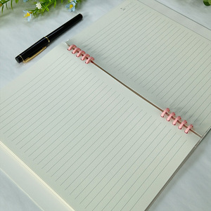Organiseur/Agenda en cuir A3 à spirale, à feuilles mobiles, avec boucle à anneaux amovible, impression numérique <span class=keywords><strong>Sentance</strong></span> B-5, pour lycéens - Product Image 5