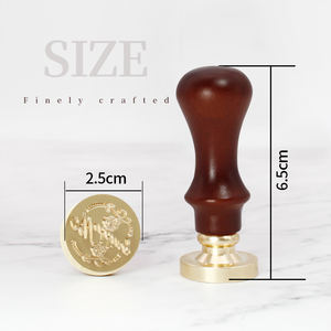 <span class=keywords><strong>Sello</strong></span> de cera Retro, juego de sellos personalizados con letras del alfabeto, Hobby, conjunto de sellos de cera de madera, reemplaza las herramientas de sellado de cabeza de cobre, decoración de poste - Product Image 4