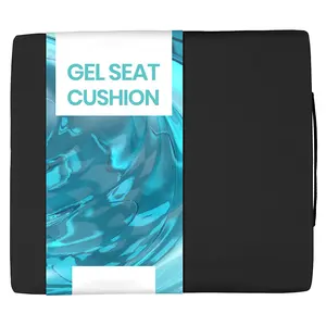 Y Tế Gel Foam Xe Lăn Seat Cushion Chỉnh Hình Lỏng Gel Seat Pad Đối Với Coccyx Không Thấm Nước Lỏng Gel Cushion Cho Pain Relie