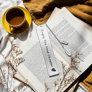 Marcapáginas de Acero Inoxidable Personalizado al por Mayor con Frase Inspiradora 'Disfruta del Próximo Capítulo' para Regalo de Graduación, Día del Maestro o para <span class=keywords><strong>Amigos</strong></span> Profesores - Product Image 6