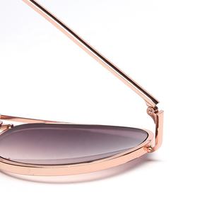 Gafas de sol con montura de Metal Unisex <span class=keywords><strong>2021</strong></span> para hombre y mujer, gafas de sol de tendencia, múltiples opciones, azul, negro, blanco, dorado, rojo, transparente, amarillo - Product Image 5